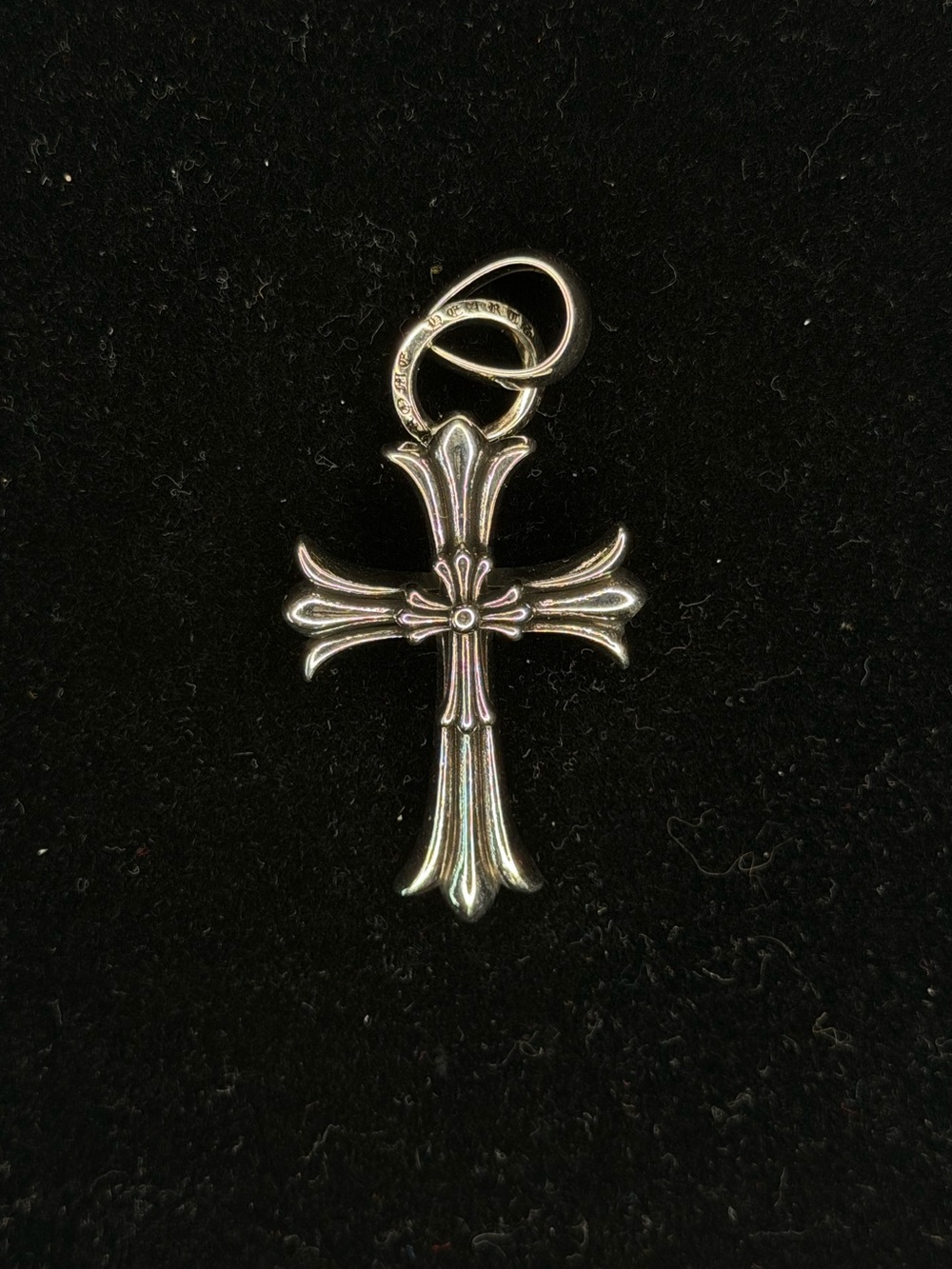 Chrome Hearts Big Floral Cross With Middle Cross Unisex Pendant
